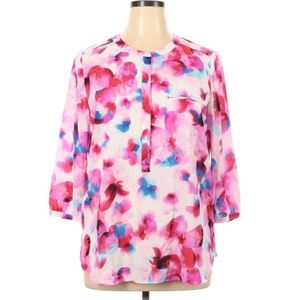 NYDJ 3/4 Sleeve Tunic Water Spring Wear